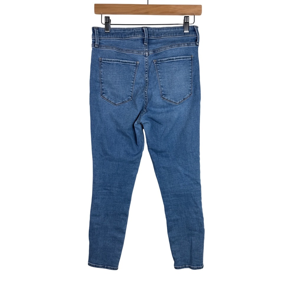 Abercrombie & Fitch Super Skinny Ankle High Rise Jeans size 28/6s Blue - Picture 6 of 9